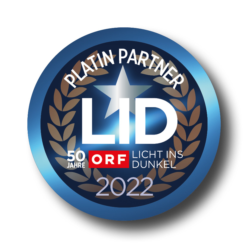 Siegel Licht ins Dunkel Platin Partner 2022