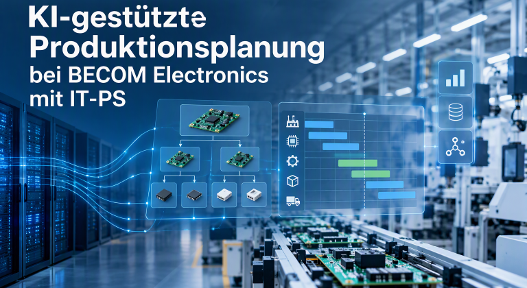 KI-gestützte Produktionsplanung bei BECOM Electronics mit IT-PS