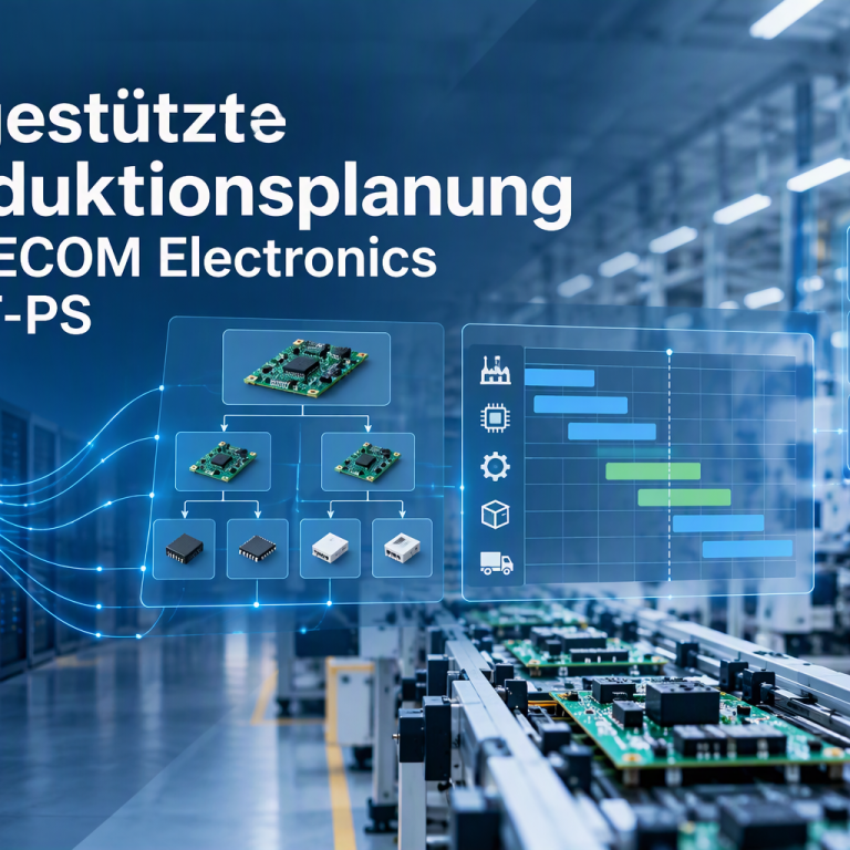 KI-gestützte Produktionsplanung bei BECOM Electronics mit IT-PS