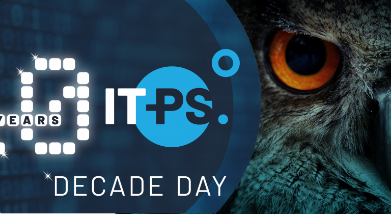 Das Bild zeigt eigene Komibination aus dem Eventheader des IT-PS Decadeday sowie dem Trinity Eulenbild